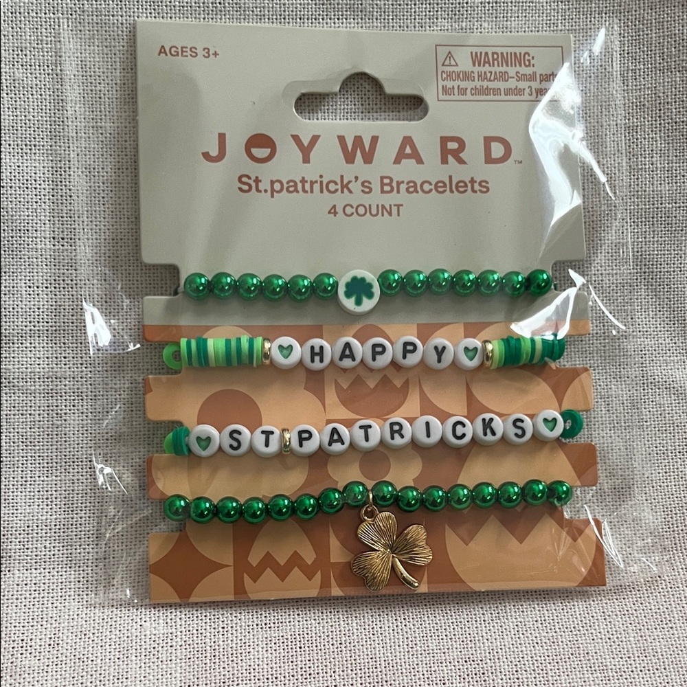 St. Patrick's Day Green Bracelets Set